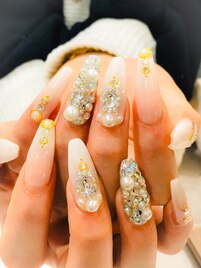 埋め尽くしネイル