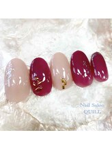 ネイルサロン クイル(QUILL)/１２月ちょこっとアート（３）