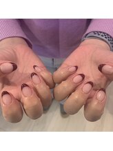 カノアネイルプレイス(KANOA nail place)/ボルドーフレンチ