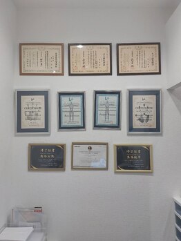 整骨院トリデ(整骨院TORIDE)/資格