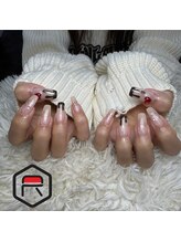レディスペネイル ノウラ 名駅店(Redispe nail NouRa)/バレンタインネイル