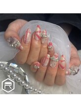 レディスペネイル ノウラ 名駅店(Redispe nail NouRa)/リボンネイル