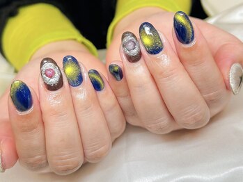 マグネットデザインネイル