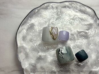 スパイス ネイルズ アンド スパ 玉川高島屋SC店(SPICE NAILS&SPA)/【フット】親指アート ¥9900
