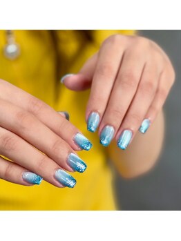 モア ネイル(more nail)/マグネット+グラデーション