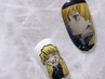 【初回オフ無料】痛ネイル１本+シンプル<90-120分>