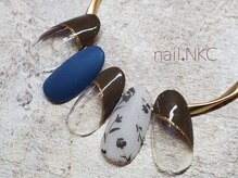 NKC/モノクロ小花アート