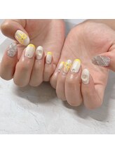 ブラン(blanc)/キルティング×フレンチネイル