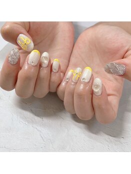 ブラン(blanc)/キルティング×フレンチネイル