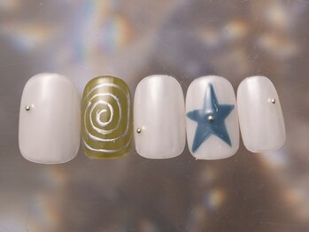 ジェミーネイル シンジュク(Jemiy nail shinjuku)/個性派韓国デザイン￥7980