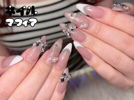 強めワンホンネイル【池袋】