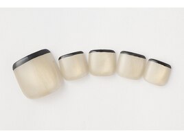 【フットネイル】マグ細フレンチ