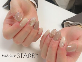 スターリー(STARRY)/ニュアンス×大人シンプルネイル