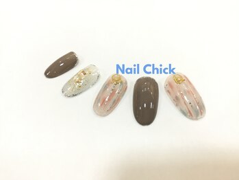 ネイルチックコウベ 銀天街店(Nail Chick kobe)/爽やかストライプネイル