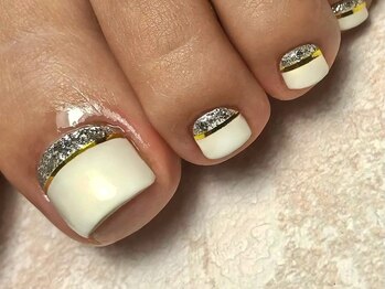 オーラリー ネイル アート メゾン(ORRERY nail art maison)/フット / グリッター