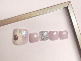 ヒマワリネイル　¥7800