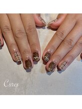 キュアーズ ネイル(CURES NAIL)/秋冬チェックネイル
