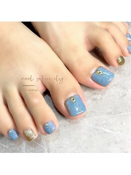 シンプルフットネイル