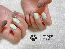 モグネイル(Mogunail)/7.8月定額A/ボーダーネイル