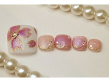 パスリー ネイルアンドケア(Parsley Nail&Care)/【フットネイル】桜マグネット