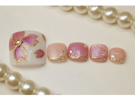 【フットネイル】桜マグネット