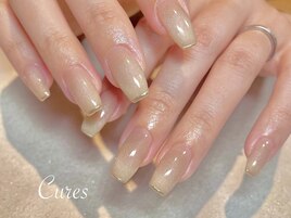 マグネットにミラーでライン