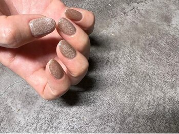 ネイルサロンアンドスクール ミュー(Nail Salon & school mieux)の写真/何度でもオフ無料で、２回目以降も通いやすい！フィルイン一層残し/長持ち&取れないパラジェル使用でモチ◎