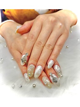 ラピネイル(Lapi Nail)/ワンカラー＋持ち込みアート4本