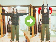 サプライズ整体院/30代ママさんの肩こり初回結果