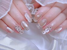 パラジェル フィルイン マグネット 韓国ネイル専門店 salon enu【名古屋駅前店】/韓国定額 [パラジェル/名古屋]