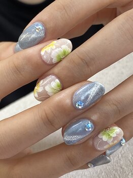 プールヴー☆オングル/デザインジェルネイル