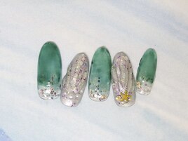 ７月トレンドうろこ　夏ぬりかけ