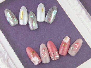 ネイルサロンカリプソ(Nail Salon Calypso 2)の写真/爪を傷めない施術で話題◎深爪・ちび爪も縦長美フォルムへ導く★定額コースで通いやすさも♪