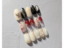 季節毎に変わる種類豊富な定額ネイル！