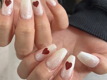 アンドネイル(+ and Nail)/長さだし/ハートネイル