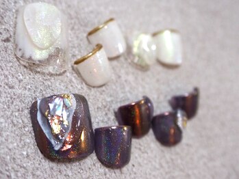 キキネイル 二子玉川(kikinail)/フット大人ニュアンスネイル