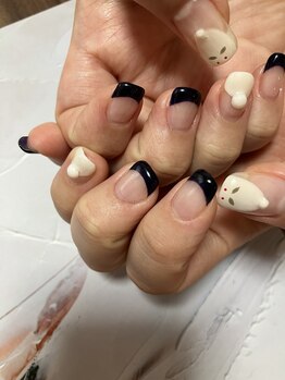 イルソーレネイル(ILSOLE NAIL)/雪うさぎネイル