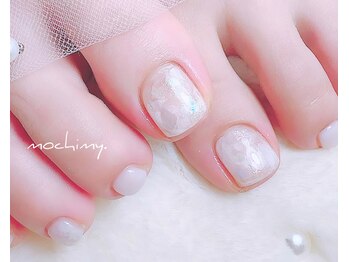モチミィ(mochimy.)/*ホワイトニュアンスネイル*