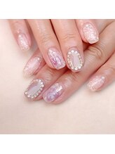 ピオニーネイル(peony nail)/スプリングローズ