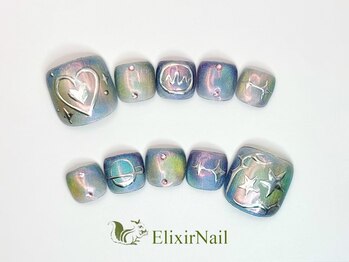 エリクサーネイル 池袋(Elixir Nail)/フット やり放題/クーポン使用