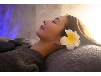 うさぎのひとやすみ/ホットストーンもご堪能ください