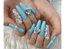 マイネイル 池袋西口(My Nail)/ターコイズロングネイル★