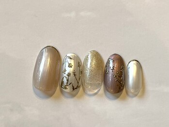 ワイドット(y.)/ミラーフラワー×パール