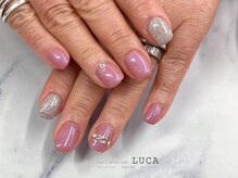ネイルアトリエルカ(nail atelier LUCA)/M-98　大人上品リングネイル