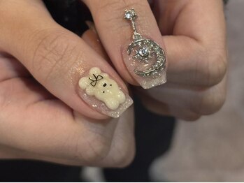 アイネイルズ 梅田店(I nails)/Momo限定Y2K3Dネイルワンホン