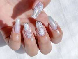 お花ネイル