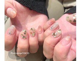 ハートホロネイル[原宿/ネイル]