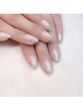 ピオニーネイル(peony nail)/フラッシュラメ　グラデーション