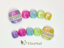 エリクサーネイル 池袋(Elixir Nail)/フット やり放題/クーポン使用