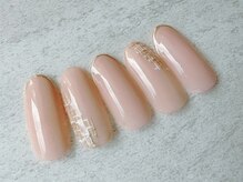 アバネイル 藤が丘(AVA NAIL)/上品ツイードミラーネイル